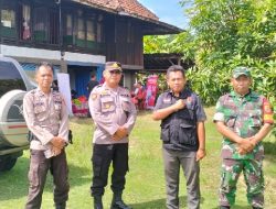Polisi Amankan Tahapan Kampanye Pemilu 2024 di Kampung Labuhan Jaya