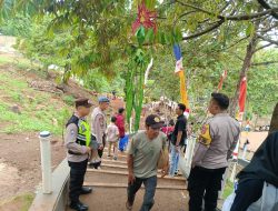 Polsek Kasui Lakukan Patroli KRYD  Pengamanan Libur Tahun Baru 2024 di Wisata Alam Air Terjun