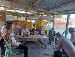 Jum’at Curhat, Polres Pesisir Barat Bersama Nelayan Kuala Stabas