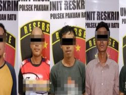 Diduga Lakukan Pengeroyokan, Polsek Pakuan Ratu Amankan Lima Pelaku di Kampung Gunung Waras
