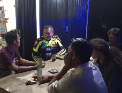 Satlantas Polres Way Kanan Patroli  Dialogis Ciptakan Kamtibmas Kondusif