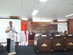 Pj. Sekda Jon Edwar Hadiri Rapat Pleno Terbuka KPU