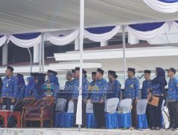 Pemkab Pesibar Gelar Upacara Paripurna Bulanan