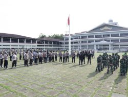 Kapolres Pimpin Langsung Pengamanan Pleno Hitung Suara Pemilu Tingkat Kabupaten Pesibar