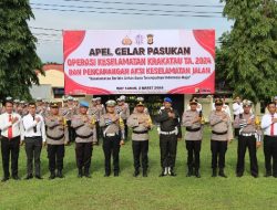 Polres Way Kanan Gelar Operasi Keselamatan Krakatau Tahun 2024