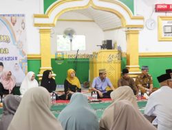 Bupati dan Wakil Bupati Pesibar Hadiri Safari Ramadhan Pertama di Pekon Seray