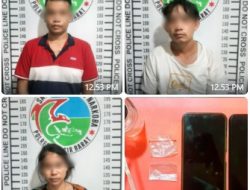 Lagi asyik nyabu di Kontrakan pasangan Suami Istri dan temannya diamankan Sat Narkoba Polres Pesisir Barat