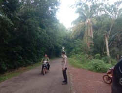 Patroli KRYD, Polsek Negara Batin Sampaikan Pesan Kamtibmas ke Pelajar