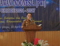 Hadir Di Konferkab Ke-VI Persatuan Wartawan Indonesia, Simak Pesan Bupati Way Kanan 