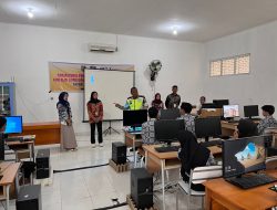 Police Goes To School, Satlantas Polres Way Kanan Edukasi Pelajar SMK Jadi Pelopor Keselamatan Berlalu Lintas