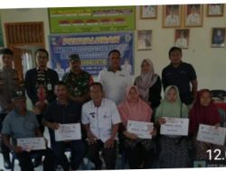 Pekon lintik salur kan bantuan BLT dd tahap satu.