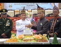 Paripurna Istimewa HUT Pesibar Ke -11 dihadiri Wakil Bupati