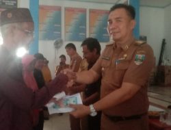 Pemerintahan Pekon Rata Agung Kecamatan Lemong salur kan BLT dd tahap 1