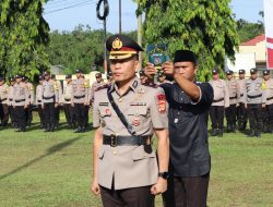 Polres Way Kanan Gelar Upacara Pelantikan & Sertijab