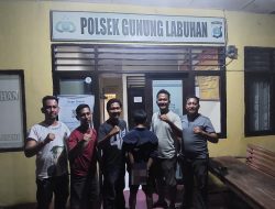 Polsek Gunung Labuhan Ringkus Pelaku Penipuan di Bengkulu Rejo