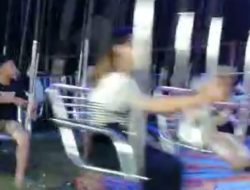 Tiga Korban luka berat dan Puluhan Luka Ringan Akibat Ambruk nya Wahana Pasar Malam