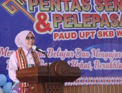 Bunda Vorian Melita Saipul Hadiri Acara Pentas Seni dan Pelepasan Siswa-SIswi PAUD UPT SKB Kabupaten Way Kanan Tahun 2024