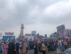 300 Personel Gabungan Polresta dan Polda Lampung Kawal Aksi Solidaritas Bela Palestina