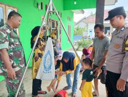 Cegah Stunting, Bhabinkamtibmas Lakukan Pendampingan Posyandu di Bandar Sari