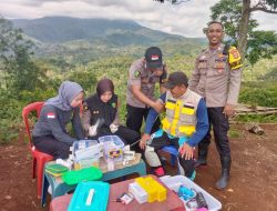 Semarak Hari Bhayangkara Ke 78, Polisi Gelar Bakti Kesehatan Penyandang Disabilitas di Banjit