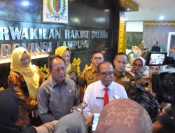 Pj. Gubernur Lampung Kunjungan Kerja ke DPRD Provinsi Lampung