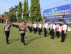 Polres Way Kanan Gelar Operasi Patuh Krakatau 2024