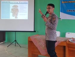 Kanit Binmas Himbau Pelajar Jauhi Judi Online dan Narkotika Saat MPLS di SMKN 1 Blambangan Umpu