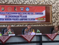 Polres Lampung Selatan Gelar Mitigasi Geng Motor dan Tawuran