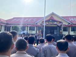 Apel Perdana, Kapolres Way Kanan Jalin Kedekatan Personel Tingkatkan Kamtibmas