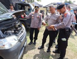 Jelang Kesiapan Pilkada 2024, Polda Lampung Cek Randis Dan Senpi Dinas di Polres Way Kanan