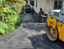Melalui Ketahanan Pangan, Pemerintahan Pekon Bumi waras buka Peningkatan Jalan Usaha tani