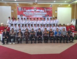 Paskibraka Kabupaten Way Kanan Tahun 2024 Resmi Dikukuhkan