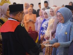 DPRD way Kanan Paripurna Pelantikan dan Sumpah Jabatan Anggota DPRD Way Kanan