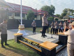 Kapolres Way Kanan Tekankan Personel Tidak Terlibat Politik Praktis dan Tidak Membekingi Kegiatan Ilegal