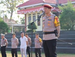Siap Amankan Pilkada Serentak 2024, Kapolres Pimpin Apel Tekab 308 Presisi Polres Way Kanan
