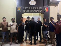 Kurun waktu 24 Jam, Polisi Bekuk Diduga Pelaku Anirat Akibatkan Korban Meninggal Dunia di Way Kanan
