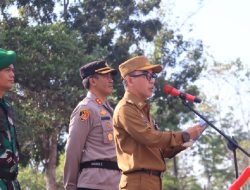 Bupati Way Kanan Raden Adipati Surya pimpin Apel Gabungan Pasukan Operasi Mantab Praja Krakatau