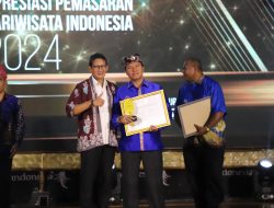Gencar Promosikan Pariwisata, Pj. Bupati Nukman Terima Penghargaan APPI 2024