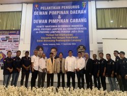 Pengurus DPD – DPC KWRI se Lampung Dilantik, Ozzy: Perkuat Silaturahmi Sinergitas Pers dengan Pemerintah