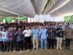 Suasana Religius Warnai Pelantikan Tim Sukses Paslo Ali Rahman dan Ayu Asalasiyah Di Kecamatan Way Tuba