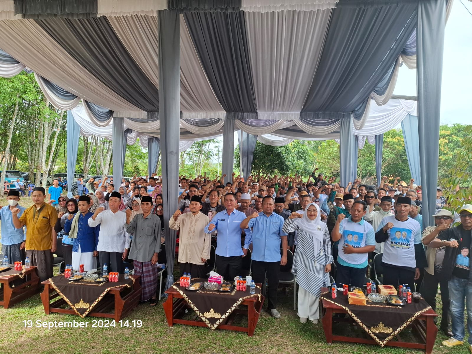 Paslon Ali Rahman, Kembali Lantik Tim Pemenangan di Kecamatan Blambangan Umpu dan Umpu Semenguk