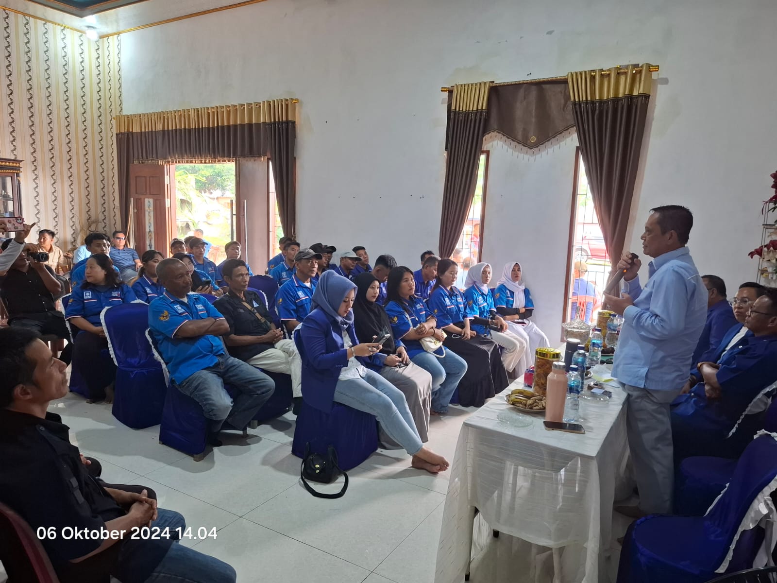 Cabup Ali Rahman dan Cawagub Ayu Asalasiyah hadiri Konsolidasi PAN Way Kanan