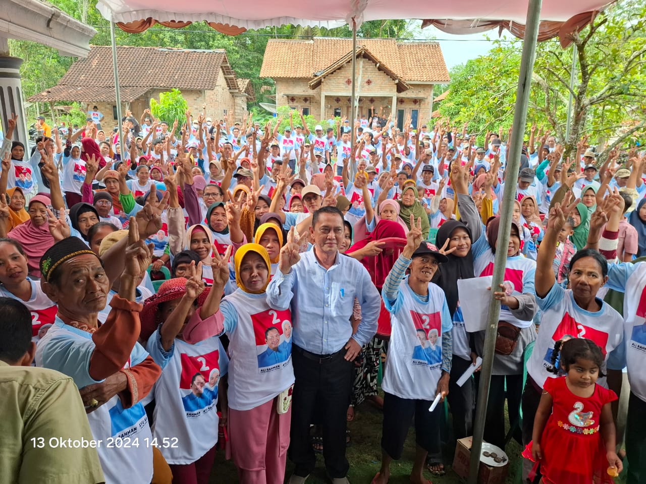 Paslon Ali Rahman Gelar Kampanye Tatap Muka dengan Warga di Negeri Agung