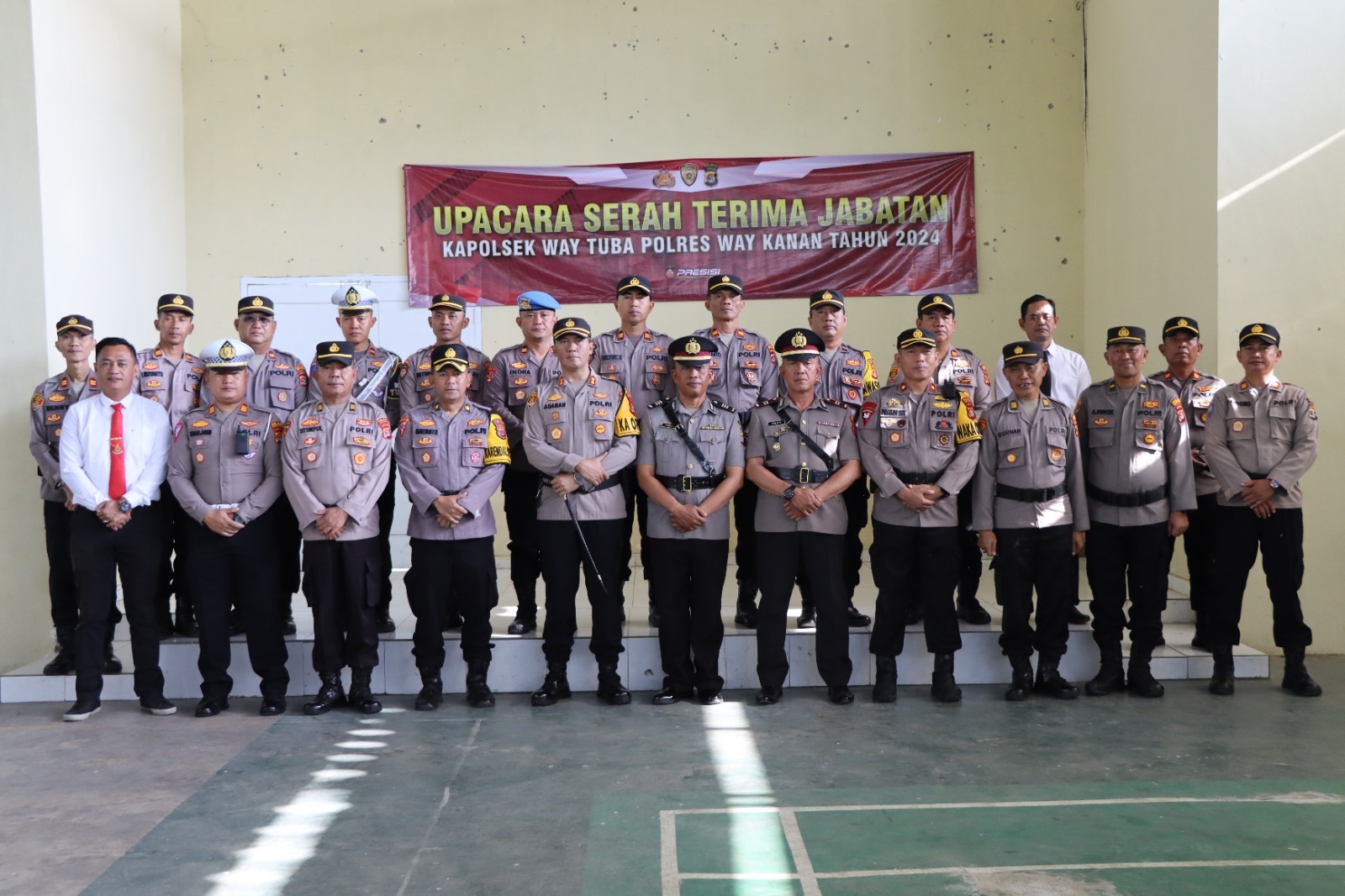 Kapolres Way Kanan Pimpin Sertijab Kapolsek Way Tuba Bagian Dinamika Tour of Duty , Tour of Area