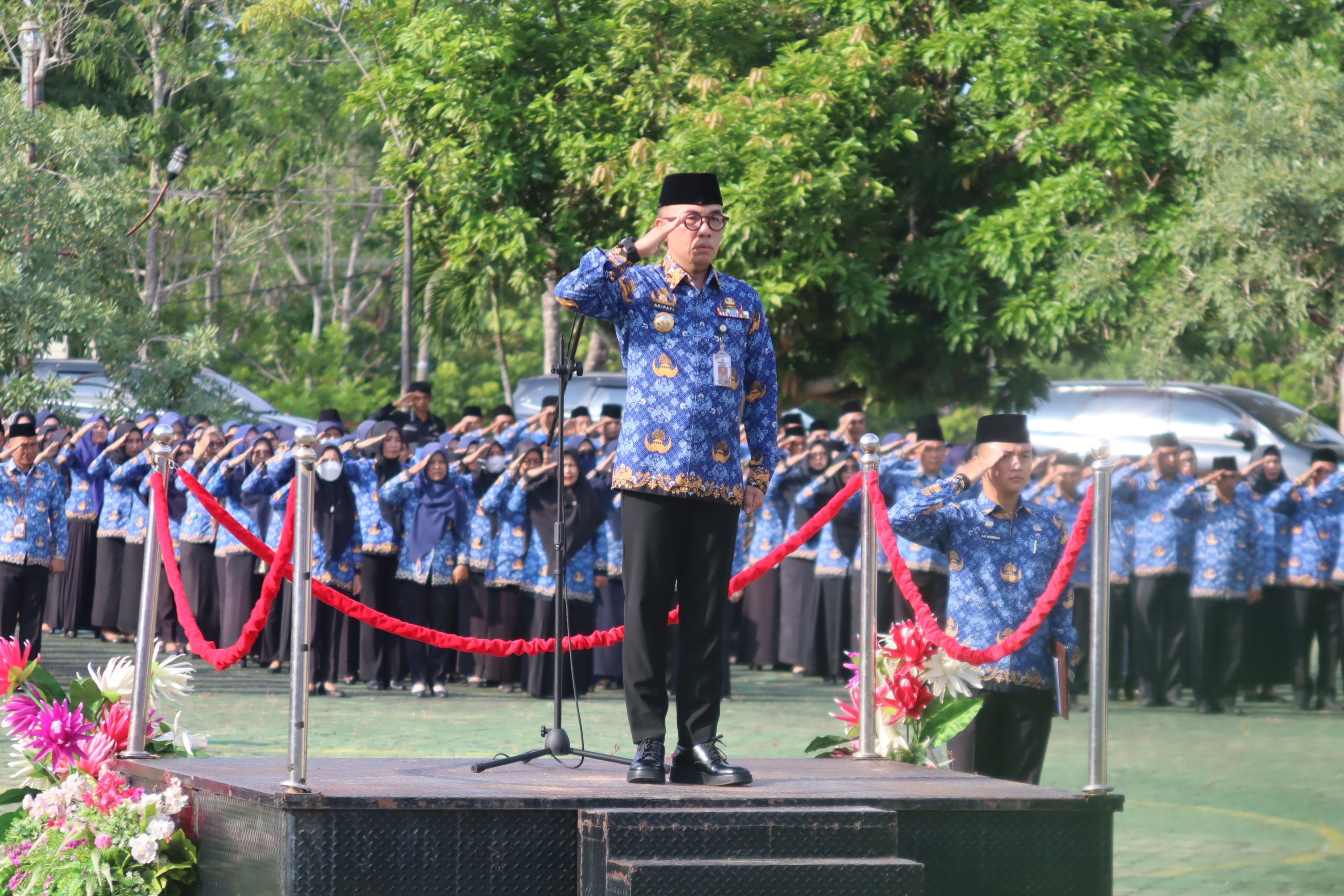 Pemkab Way Kanan Gelar Upacara Peringatan Sumpah Pemuda Ke-96 Tahun 2024