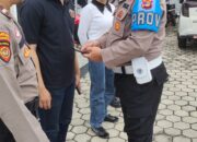 Antisipasi Judi Online, Sipropam Polres Way Kanan Periksa HP Personel Saat Pam Gudang Logistik KPU