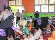 Sinergi Dukung Program Presiden RI, Polsek Blambangan Umpu dan Aparatur Kampung Bagikan Makan Bergizi di TK Negeri Pembina