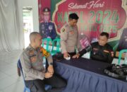 Polres Way Kanan Cek Kesehatan Personel di Pos Pelayanan Nataru
