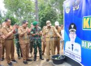 Bupati Agus Istiqlal Resmikan Saluran Air Bersih di Talang Meranjat Tanjung Setia