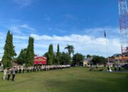 Apel Jam Pimpinan, Wakapolres Way Kanan Beri Motivasi Personel